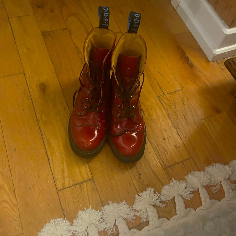 Women’s John Fluevog Red Boots